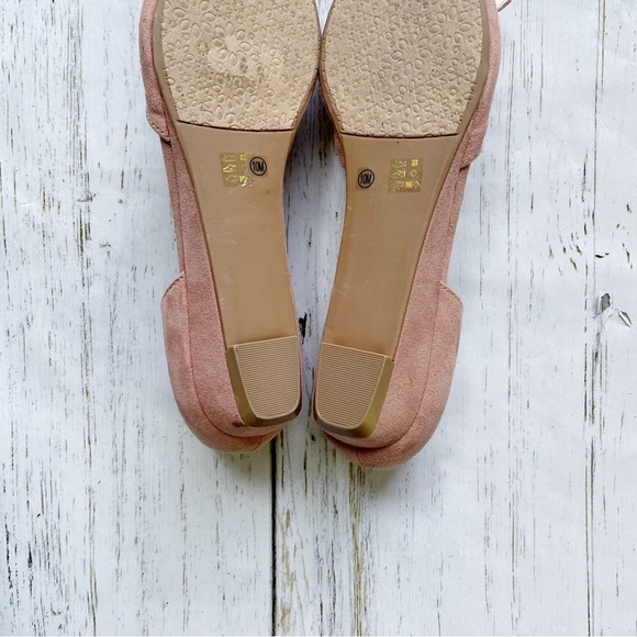 CL by Laundry Women’s Seline Dusty Rose Suede Tassels D’orsay Flats Size 10M - Picture 10 of 10